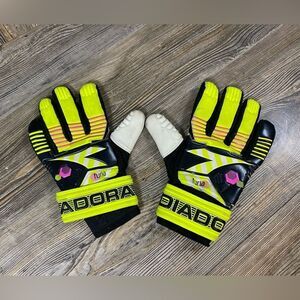 Diadora Furia Soccer Goalie Gloves Green Black SIZE 7 Goalkeeper Football